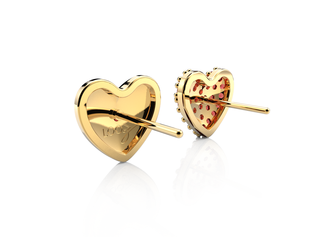 FULGOR Pendientes de corazón
