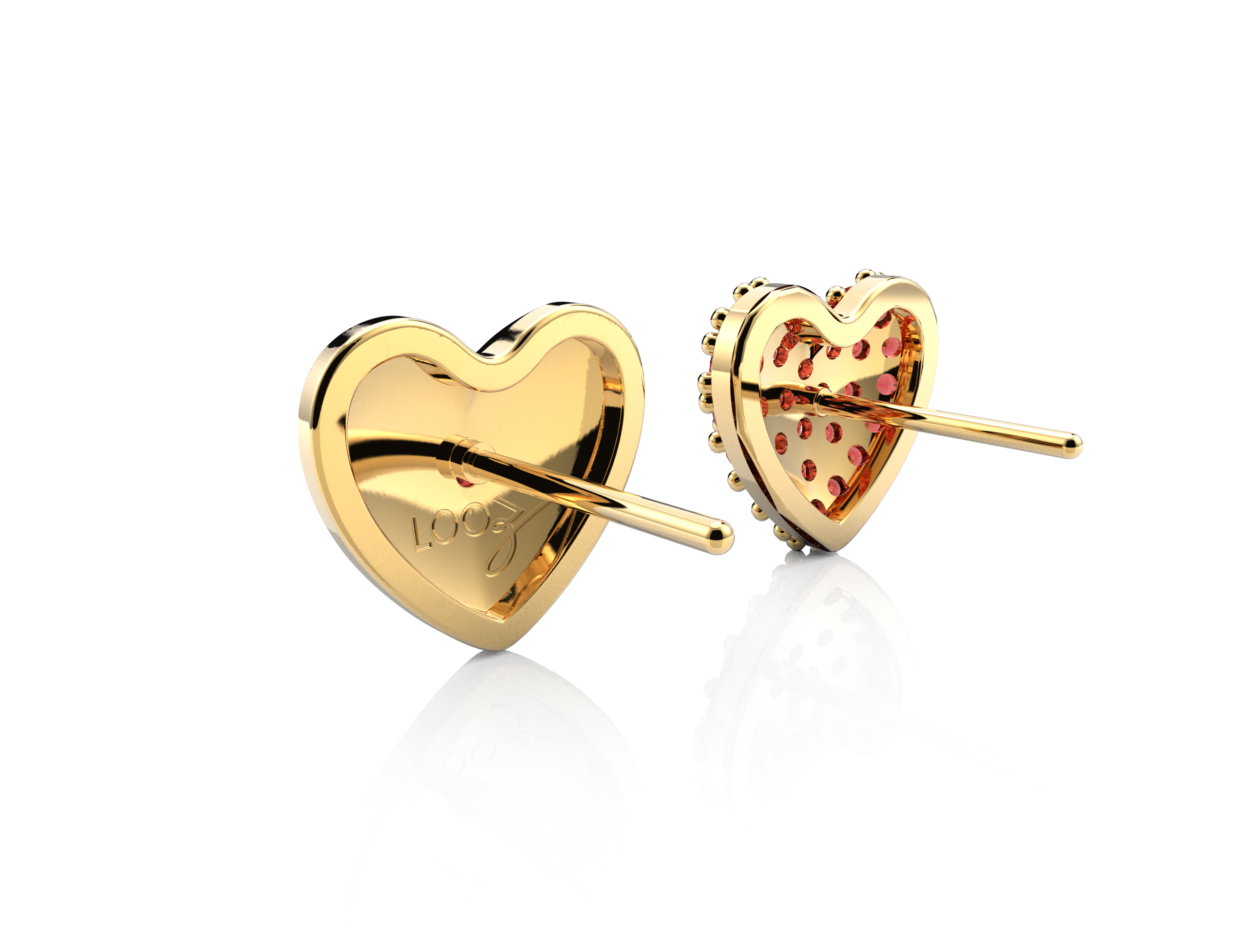 FULGOR Pendientes de corazón